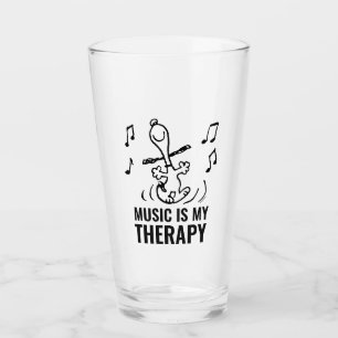 Erdnüsse   Snoopy Dancing Glas