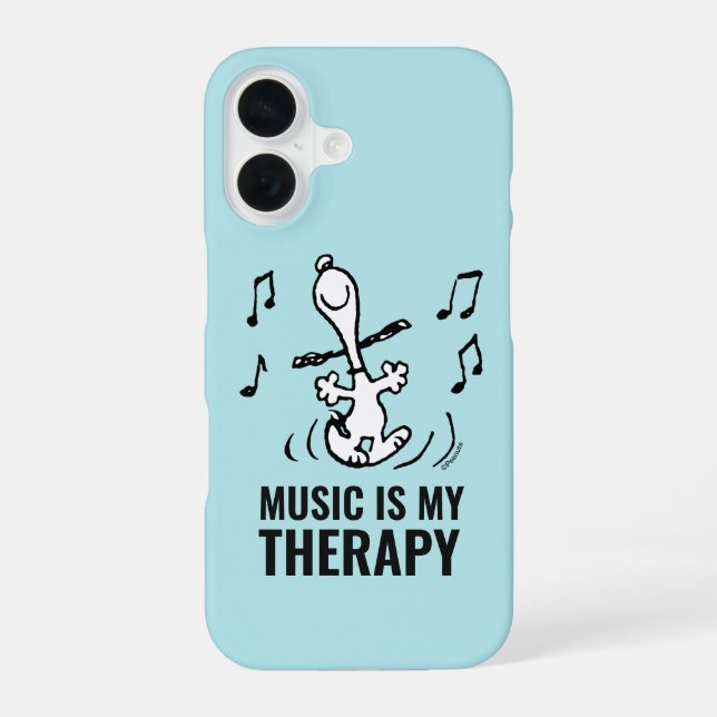 Erdnüsse | Snoopy Dancing iPhone 16 Hülle (Rückseite)