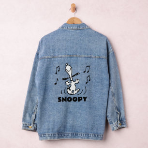 Erdnüsse   Snoopy Dancing Jeansjacke