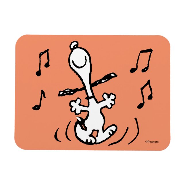 Erdnüsse | Snoopy Dancing Magnet (Horizontal)