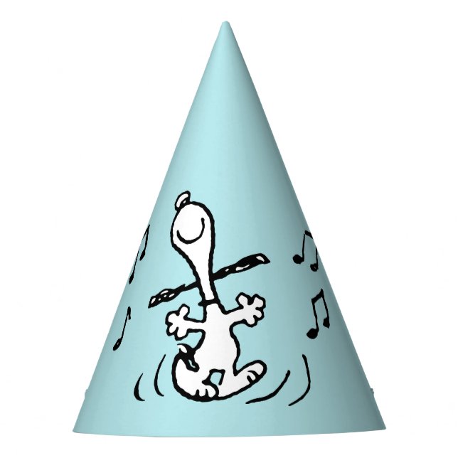 Erdnüsse | Snoopy Dancing Partyhütchen (Vorderseite)