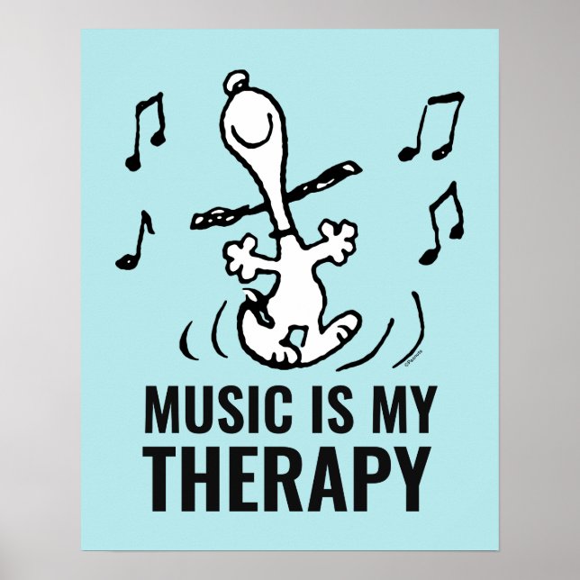 Erdnüsse | Snoopy Dancing Poster (Vorne)