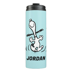 Erdnüsse   Snoopy Dancing Thermosbecher