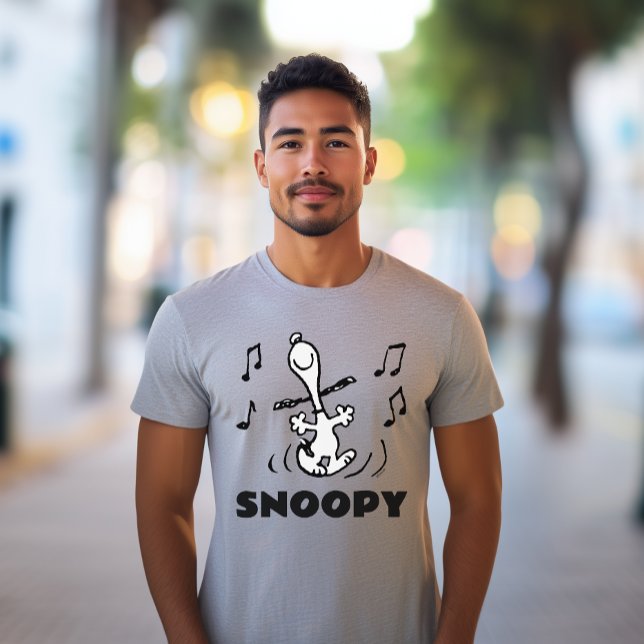 Erdnüsse | Snoopy Dancing Tri-Blend Shirt (Von Creator hochgeladen)