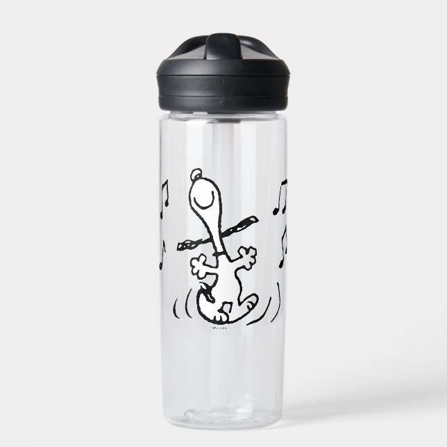 Erdnüsse | Snoopy Dancing Trinkflasche (Vorderseite)