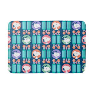 Erdnüsse Snoopy Dark Blue Deko Dreams Pattern Badematte