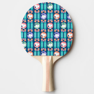 Erdnüsse Snoopy Dark Blue Deko Dreams Pattern Tischtennis Schläger