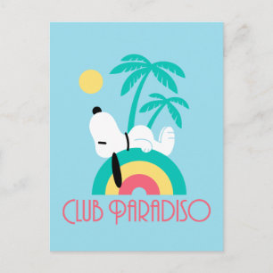 Erdnüsse Snoopy Deco Dreams Club Paradiso Postkarte