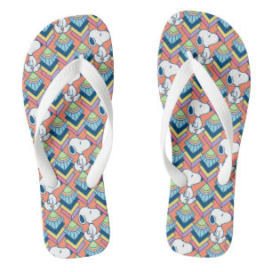 Erdnüsse   Snoopy Deko Dreams Pattern Flip Flops