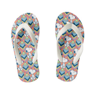Erdnüsse Snoopy Deko Dreams Pattern Kinderbadesandalen