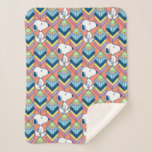 Erdnüsse   Snoopy Deko Dreams Pattern Sherpadecke
