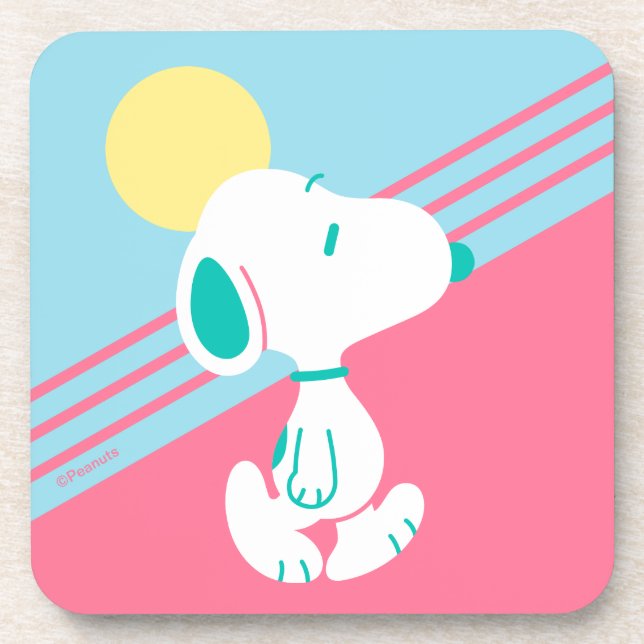 Erdnüsse | Snoopy Deko Dreams Sun Getränkeuntersetzer (Vorderseite)