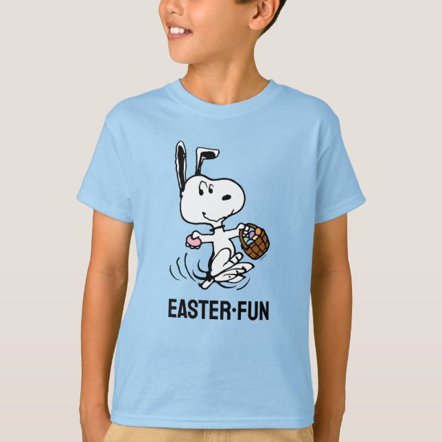 Erdnüsse | Snoopy der Osterfest Beagle T-Shirt (Vorderseite)