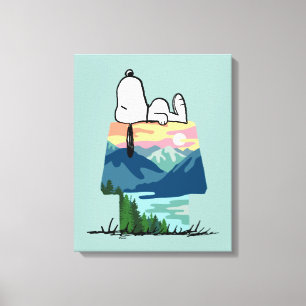 Erdnüsse Snoopy Dog House Go Wild Leinwanddruck