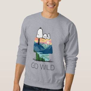 Erdnüsse Snoopy Dog House Go Wild Sweatshirt
