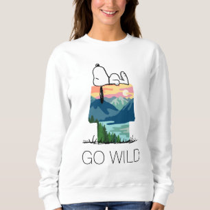 Erdnüsse Snoopy Dog House Go Wild Sweatshirt