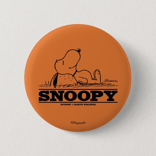 Erdnüsse | Snoopy-Erholung Button (Vorderseite)