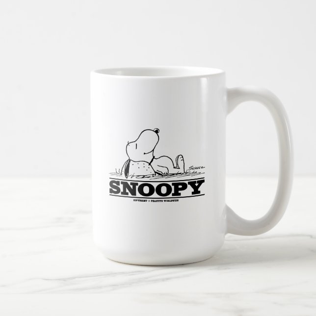 Erdnüsse | Snoopy-Erholung Kaffeetasse (Rechts)