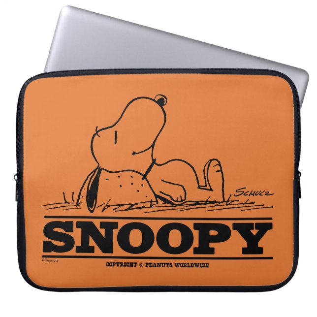 Erdnüsse | Snoopy-Erholung Laptopschutzhülle (Vorderseite)