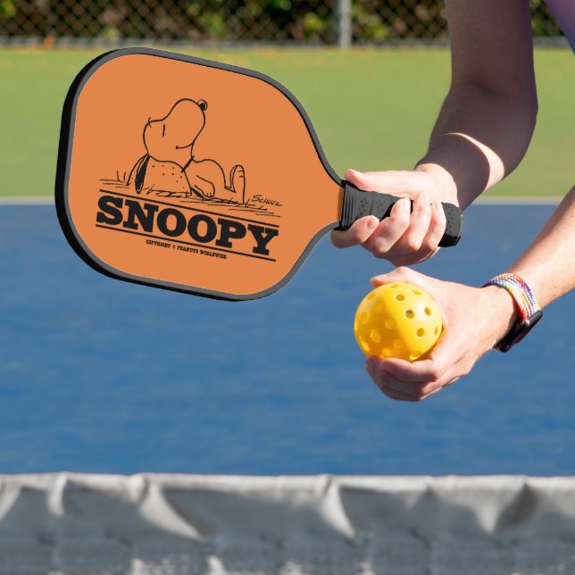 Erdnüsse | Snoopy-Erholung Pickleball Schläger (InSitu)