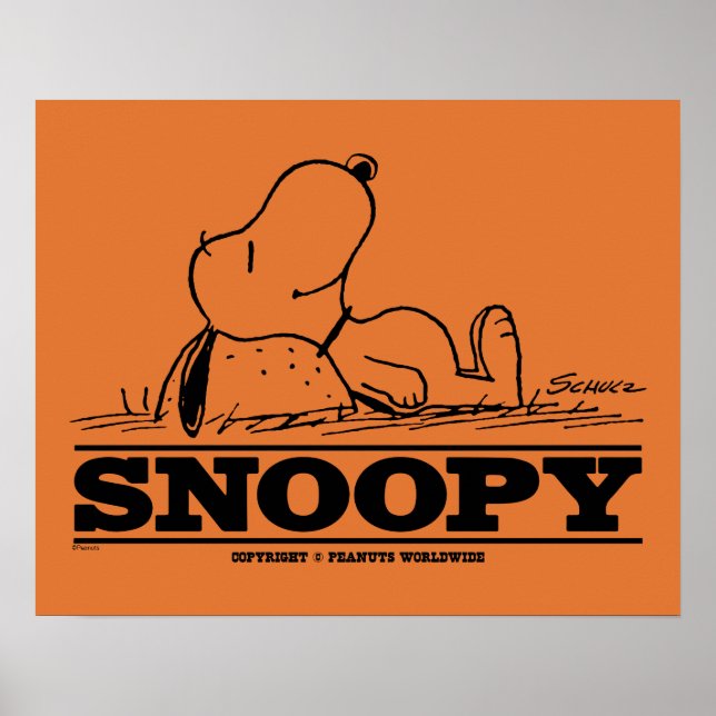 Erdnüsse | Snoopy-Erholung Poster (Vorne)