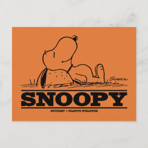 Erdnüsse   Snoopy-Erholung Postkarte