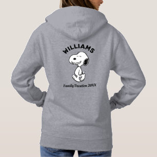 Erdnüsse Snoopy Familienurlaub Hoodie