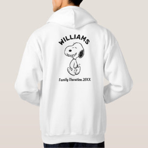 Erdnüsse   Snoopy Familienurlaub Hoodie