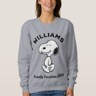 Erdnüsse Snoopy Familienurlaub Sweatshirt