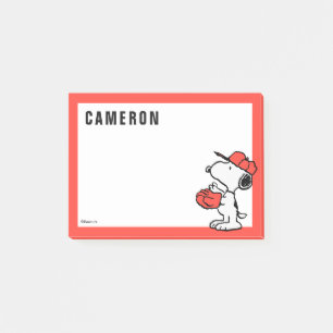 Erdnüsse   Snoopy Fang machen Post-it Klebezettel