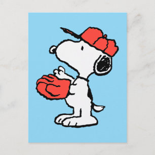 Erdnüsse   Snoopy Fang machen Postkarte