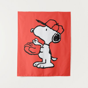 Erdnüsse Snoopy Fang machen Wandteppich