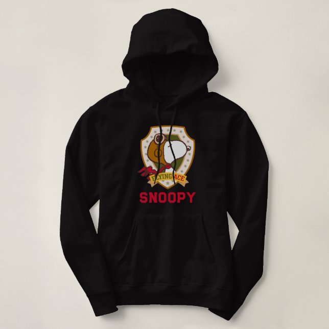 Erdnüsse | Snoopy Flying Ace-Abzeichen Hoodie (Design vorne)