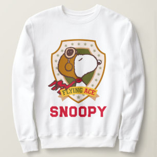 Erdnüsse   Snoopy Flying Ace-Abzeichen Sweatshirt