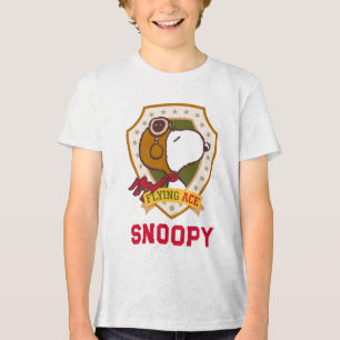 Erdnüsse   Snoopy Flying Ace-Abzeichen Tri-Blend Shirt
