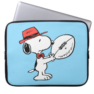 Erdnüsse   Snoopy Football Coach Laptopschutzhülle