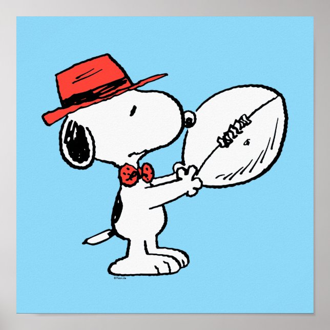 Erdnüsse | Snoopy Football Coach Poster (Vorne)
