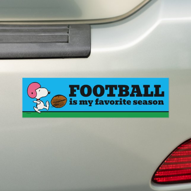 Erdnüsse | Snoopy Football Kicker Autoaufkleber (Auf Auto)