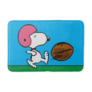 Erdnüsse Snoopy Football Kicker Badematte