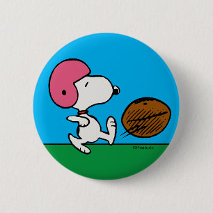 Erdnüsse Snoopy Football Kicker Button
