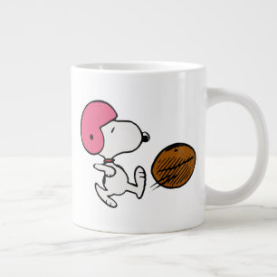 Erdnüsse   Snoopy Football Kicker Jumbo-Tasse