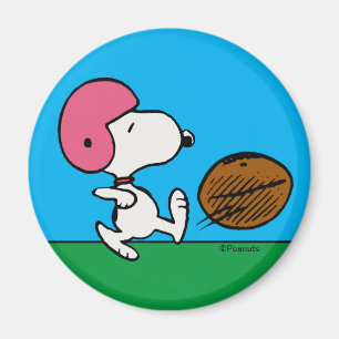 Erdnüsse Snoopy Football Kicker Magnet