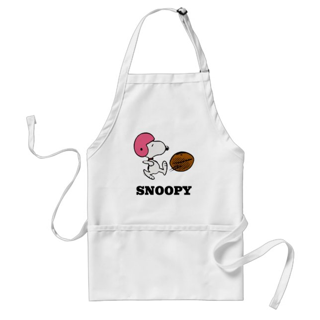 Erdnüsse | Snoopy Football Kicker Schürze (Vorne)