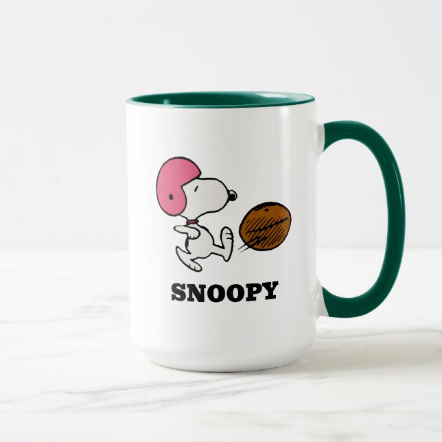 Erdnüsse | Snoopy Football Kicker Tasse (Rechts)