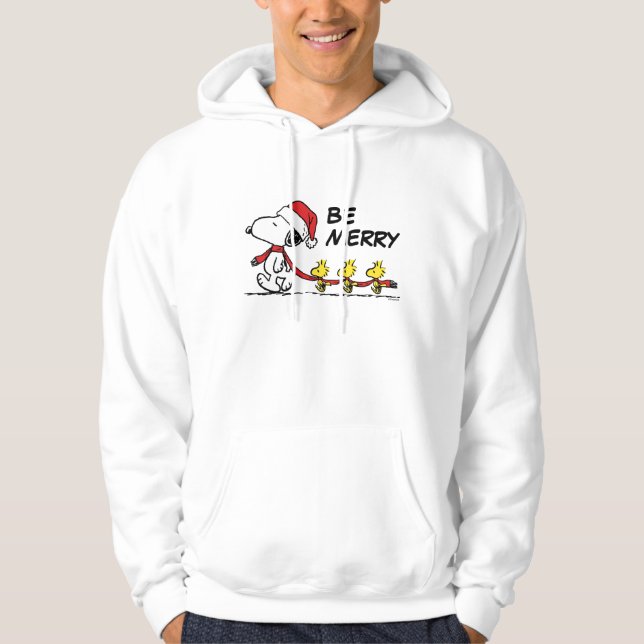Erdnüsse | Snoopy & Friends Winter Scarf Hoodie (Vorderseite)
