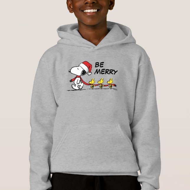 Erdnüsse | Snoopy & Friends Winter Scarf Hoodie (Vorderseite)