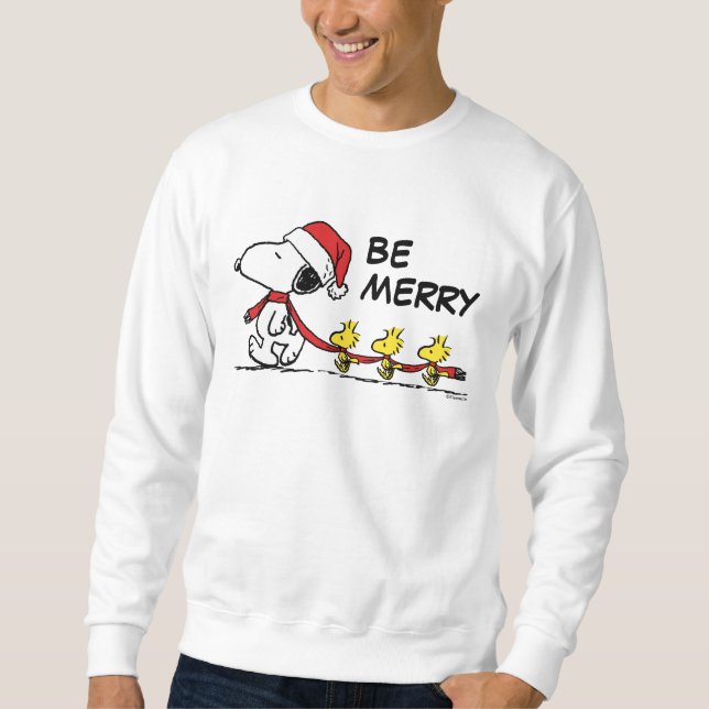 Erdnüsse | Snoopy & Friends Winter Scarf Sweatshirt (Vorderseite)
