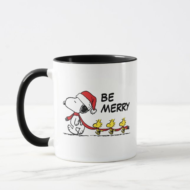 Erdnüsse | Snoopy & Friends Winter Scarf Tasse (Links)