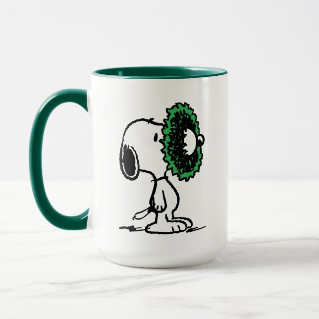 Erdnüsse | Snoopy für Feiertage Tasse (Links)