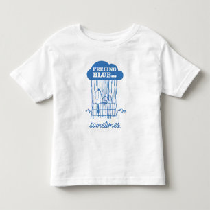 Erdnüsse Snoopy Gefühl Blau ist auch in Ordnung Kleinkind T-shirt
